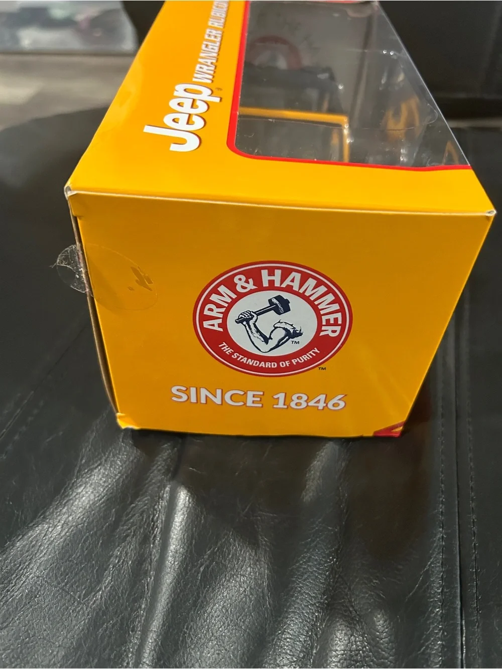 Jeep Wrangler Rubicon Yellow Die-Cast Toy - Branded 2024 Edition
